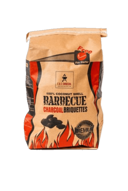  3kg BBQ charcoal briquettes pack