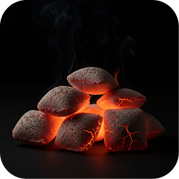 Pillow Shape Charcoal Briquettes